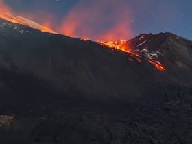  Holidaymakers travelling to Sicily have been warned of delays after nearby Mount Etna volcano erupted on Sunday. (Photo by Salvatore Allegra/Anadolu Agency via Getty Images)