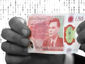 Alan  Turing features on the new £50 note 