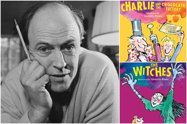 Do you have any of these books lying around? (Photo: Ronald Dumont/Getty Images/Roald Dahl Museum)
