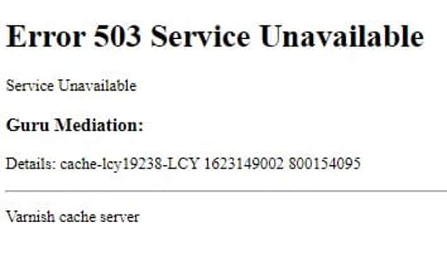 Countless popular websites have been hit by an internet outage