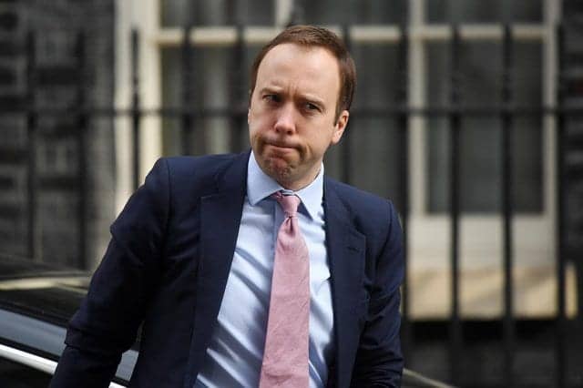 MPs will question Mr Hancock on the claims, which included that the Health Secretary indulged in “criminal, disgraceful behaviour” (Photo by Peter Summers/Getty Images)