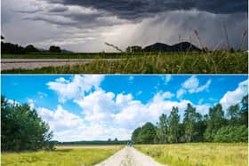 The weather is set to be wet and windy over the next few days, before becoming more settled with sunshine and warmer temperatures on the horizon (Photo: Shutterstock)