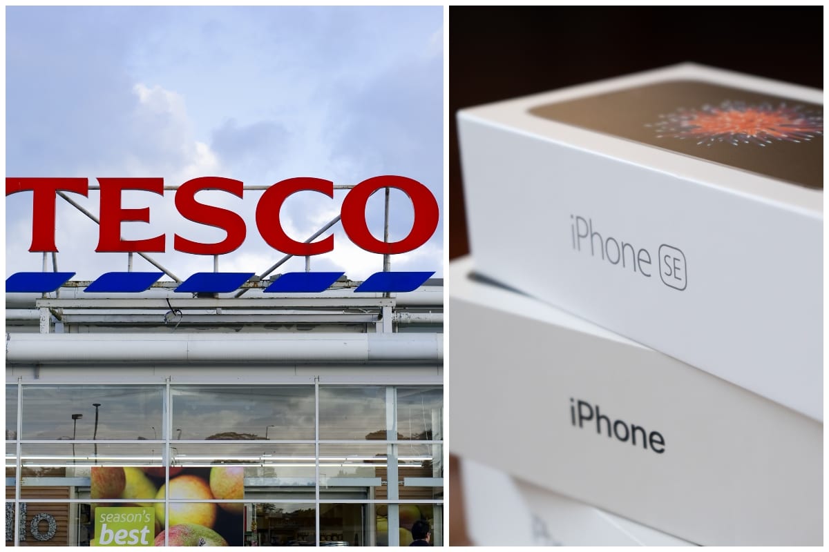 Tesco iphone se with airpods clearance