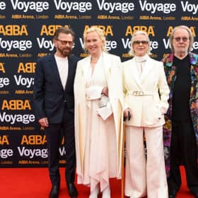 Abba band members Björn Ulvaeus, Agnetha Fältskog, Anni-Frid Lyngstad and Benny Andersson