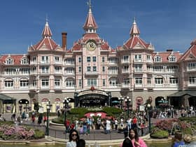 PARIS, FRANCE - MAY 30: A general view of Paris Disneyland during the workers' strike in Paris, France on May 30, 2023. (Photo by Mohamad Salaheldin Abdelg Alsayed/Anadolu Agency via Getty Images)