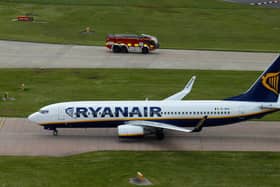 A man was evicted from Ryanair aircraft after he was caught smoking in the cabin toilet (Paul Thomas/Bloomberg via Getty Images)