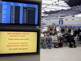 Strike action by French air traffic control staff are expected to impact flights. (Photo credit should read FRED DUFOUR/AFP via Getty Images)