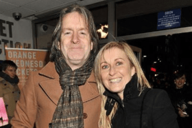Martin Frizell, pictured with his wife Fiona Phillips. (Credit: Getty Images)