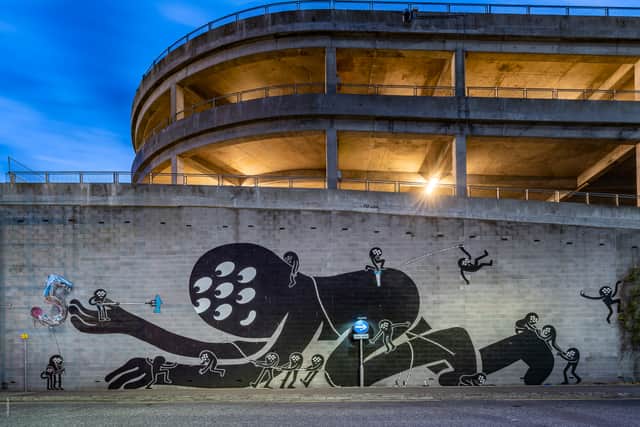 Aberdeen-born artist KMG is returning for Nuart 2024.