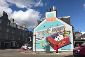 Ciaran Glöbel, who helped create the “Super Scurry” mural on Willowbank Road, returns for Nuart Aberdeen 2026. 