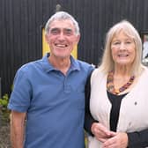 Denise and Bob outside their Lochbay home
