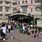 A view of Paris Disneyland while the visitors are on long queues during the workers’ strike in Paris, France on May 30, 2023. (Photo by Mohamad Salaheldin Abdelg Alsayed/Anadolu Agency via Getty Images)