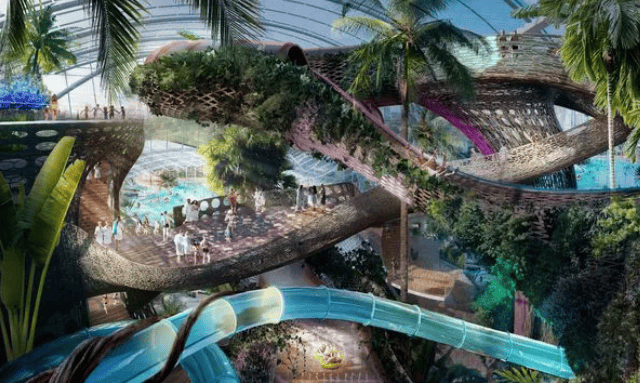 CGI image of Therme