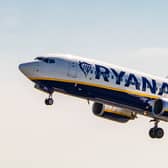 Ryanair has apologised after a crew member announced it was landing in Palestine instead of Tel Aviv.  (Photo by Nicolas Economou/NurPhoto via Getty Images)