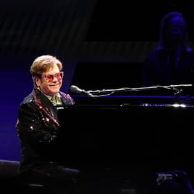 Sir Elton John said the backlash against Phillip Schofield over his scandal with a younger man was “totally homophobic” (Photo by Simone Joyner/Getty Images)