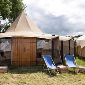 Glastonbury 2023: Inside the premium £24,000 ‘tent’ - complete with nearby swimming pool & dining lounge 