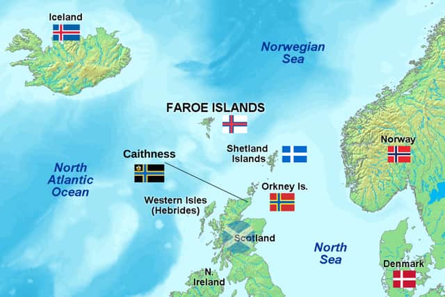 The ‘Norse Period’ began around 800 AD when Norse invaders arrived in Shetland. They also settled in other territories like Iceland and the Faroe Islands which retain their Nordic heritage languages to this day.