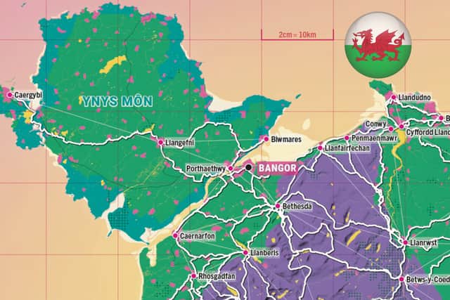 The Welsh language - the only Celtic tongue not considered endangered by UNESCO - will also feature on the new map, allowing it to be celebrated in its own heartland. 