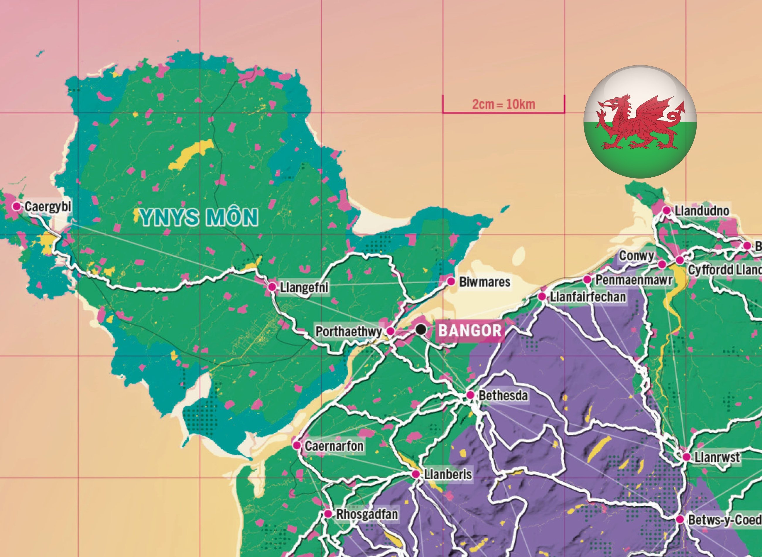 Welsh Language Map