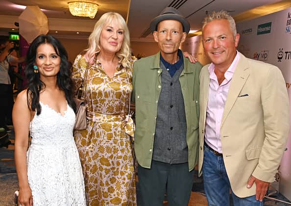 (L to R) Sonali Shah, Nicki Chapman, Jonnie Irwin and Jules Hudson attend the TRIC Awards 2023 at The Grosvenor House Hotel on June 27, 2023 in London, England. (Photo by Dave Benett/Getty Images)
