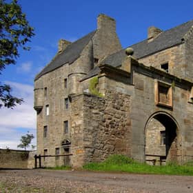 Midhope Castle is a 15th-century tower house located in the Abercorn hamlet on the Hopetoun estate; 4 km west of South Queensferry. In 1678, the property was acquired by John Hope who made it a part of the Hopetoun Estate and grounds. The castle has also been popularised as “Lallybroch” as it appears in Outlander as the Frasers’ home.