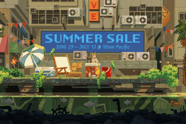 The Steam Summer Sale offers discounts on thousands of video games. Image: Steam/Valve
