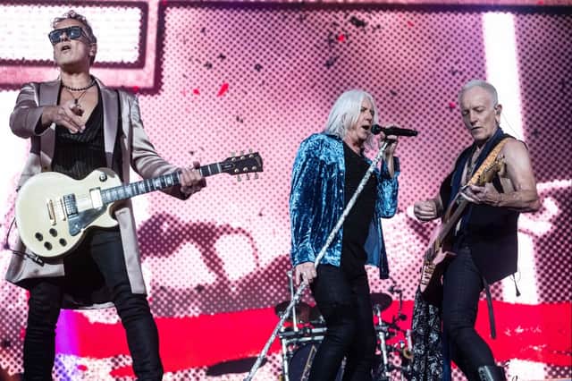 Def Leppard will co-headline wtih Motley Crue at Glasgow Green this week. Cr: Getty Images
