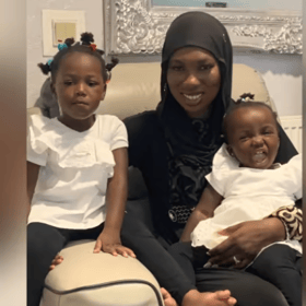 Fatoumatta and her two children