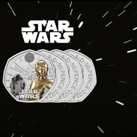 Commemorative Star Wars coins from the Royal Mint