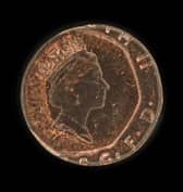 A rare 20p Error Coin with Royal Mint certification which is being put up for auction 