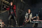 Johnny Depp and Alice Cooper will be in Glasgow tonight performing as part of rock band Hollywood Vampires. Cr: Getty Images