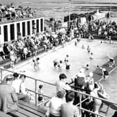 A typical Saturday at North Berwick Swimming Pool in August 1959.