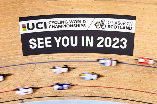 The Cycling World Championships 2023 are being hosted in Glasgow. Image: 2023 UCI Cycling World Championships/Will Palmer/SWpix.com