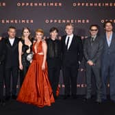 The cast of Oppenheimer walked out of the film's London premiere after the Hollywood actors union called a strike. Image: Getty