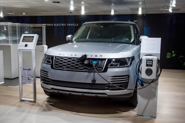 A Land Rover Hybrid Electric pictured in 2018. Image: Getty 