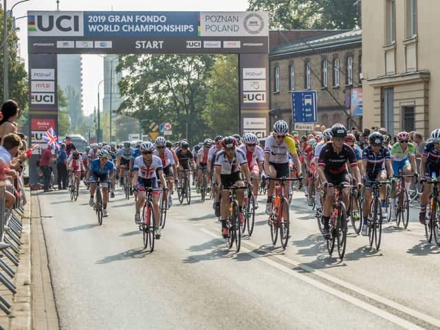There have been some updates to the Gran Fondo route which will travel through Perth & Kinross on August 4. Image: 2023 UCI Cycling World Championships