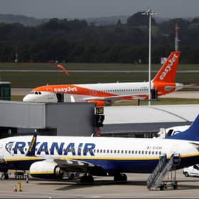 Cabin bags to fit under seats of easyJet and Ryanair flights have been popular on Amazon(Photo: Getty Images)