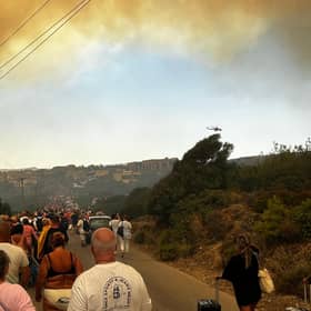 No injuries have been reported on Rhodes so far. However, 3,500 people have been evacuated, according to the BBC, with a further 1,200 expected to be moved out.