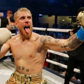 Jake Paul celebrates after defeating AnEsonGib in 2020. Image: Michael Reaves/Getty Images