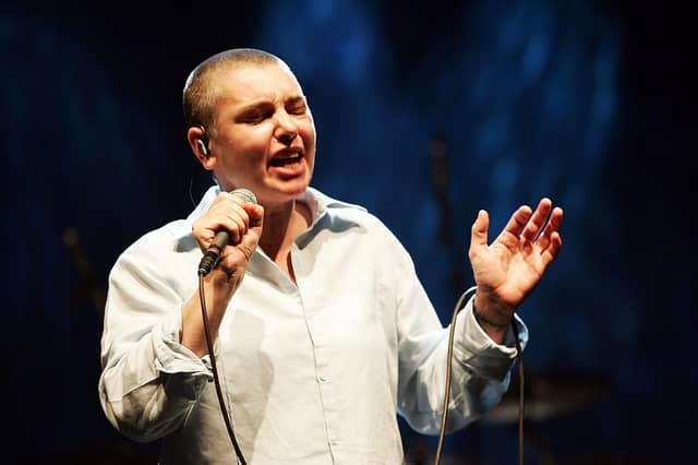 Sinéad O'Connor performs on stage at the State Theatre on March 18, 2008, in Sydney, Australia.
