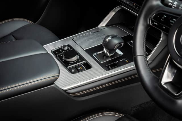The infotainment system is controlled via a rotary dial on the centre console. Credit: Mazda Press Office