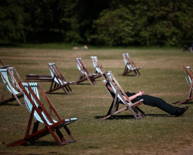 When will the sunny weather return in the UK?