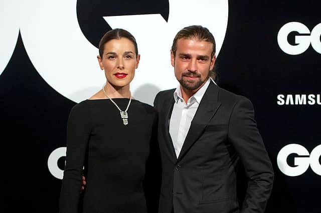 Raquel Sanchez Silva and husband Mario Biondo. Cr: Getty Images