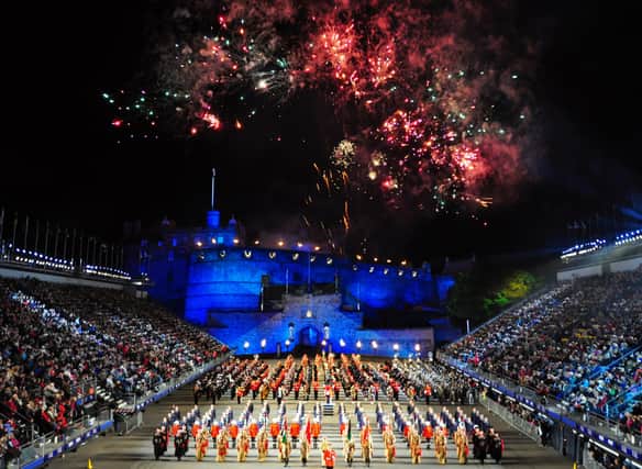 “The Royal Edinburgh Military Tattoo takes place every year in August, featuring musical and artistic performances by British Armed Forces, Commonwealth and international military bands and regiments.” 