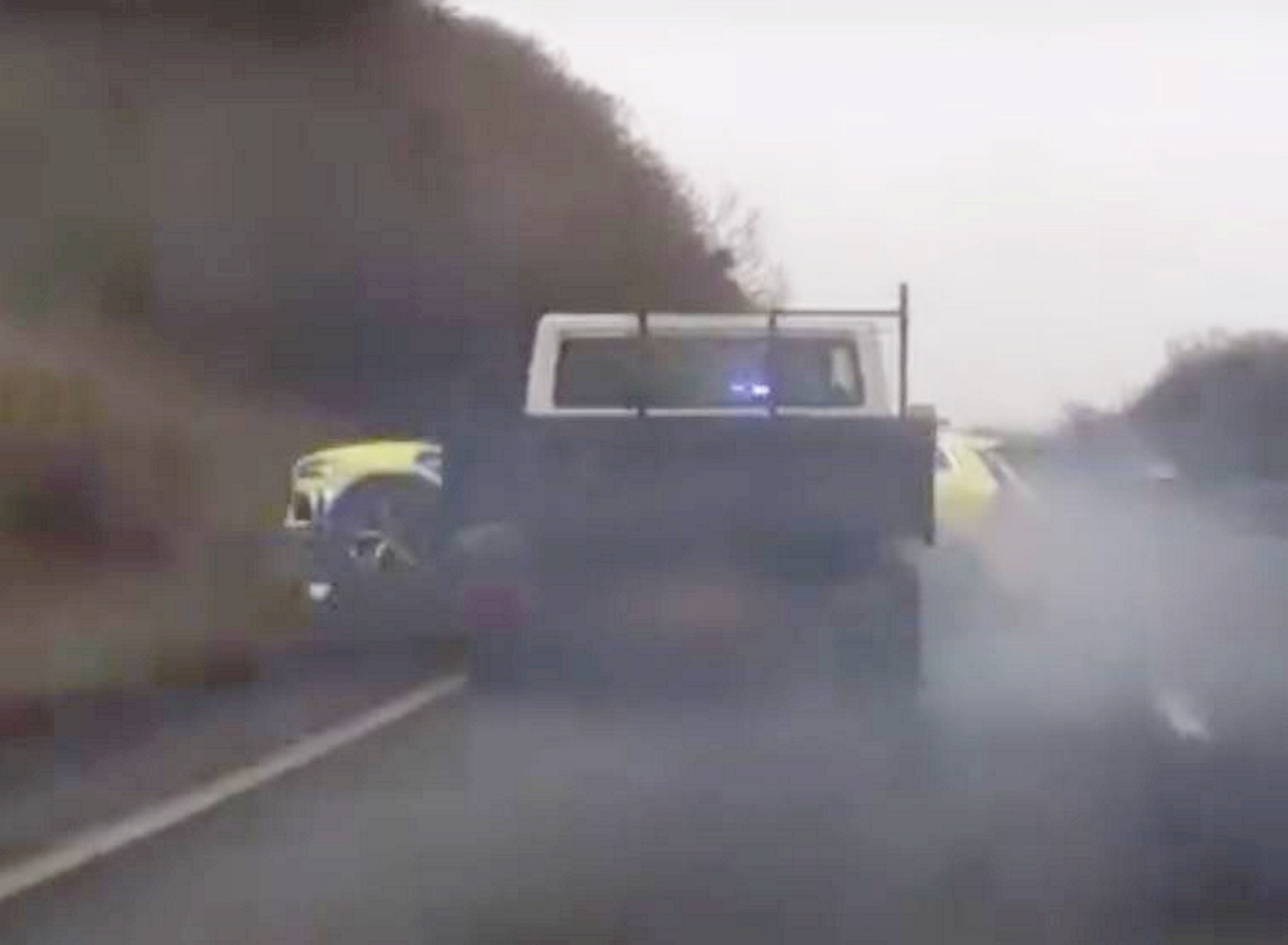Driver ‘almost kills’ police officer in high-speed chase