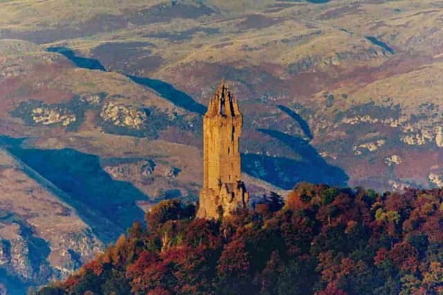 One of the benefits of Autumn in Scotland is the transition to the gorgeous autumnal colours that ignite the Scottish landscape in a breathtaking way as seen here at the Wallace Monument in Stirling. 
