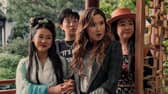 The stars of Joy Ride - Stephanie Hsu, Sabrina Wu, Ashley Park and Sherry Cola.