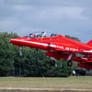 A Red Arrow jet has found a new home at Coneygarth Services