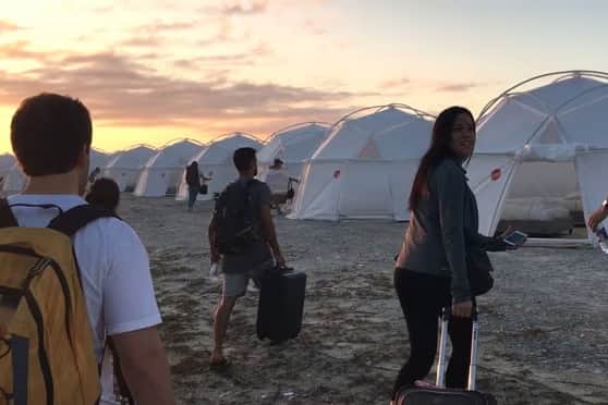An image from Netflix documentary FYRE: The Greatest Party That Never Happened. Picture: Netflix