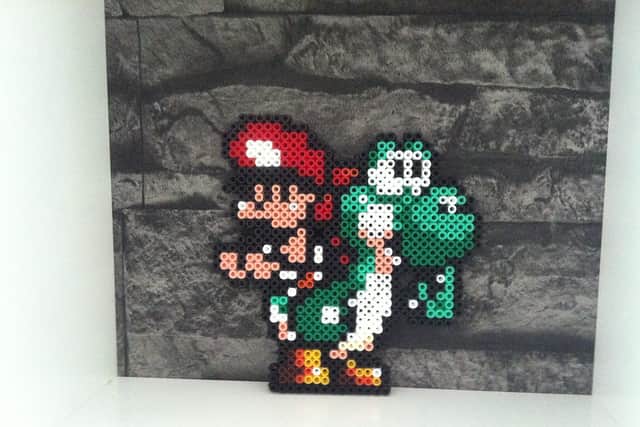Baby Mario and Yoshi 